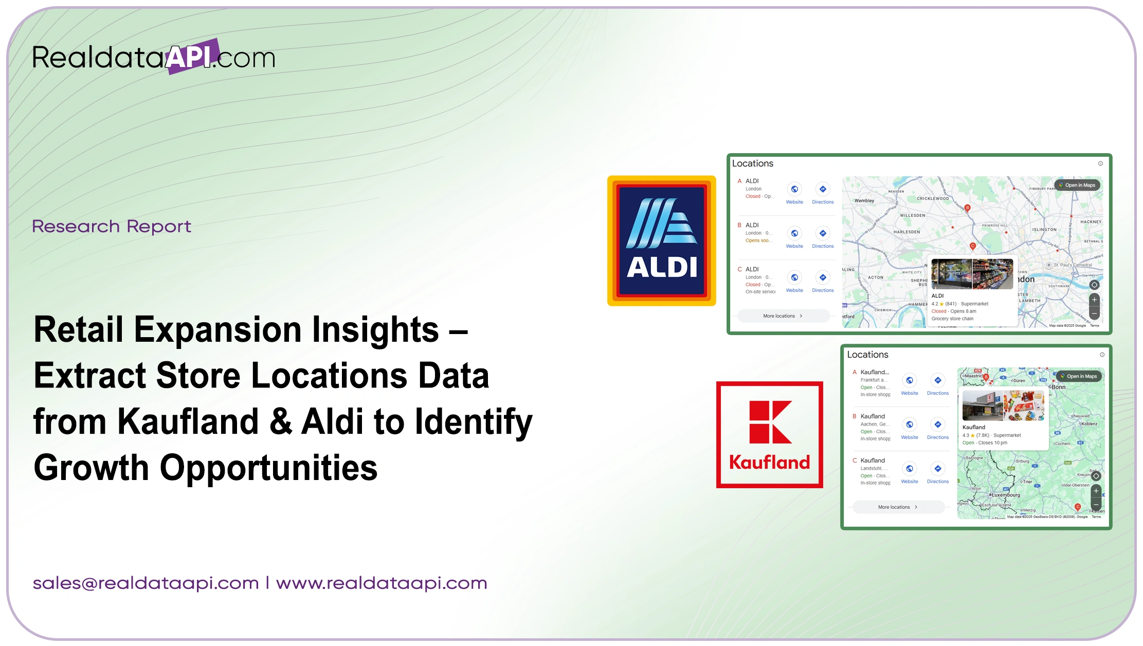 Research Report - Retail Expansion Insights – Extract Store Locations Data from Kaufland & Aldi to Identify Growth Opportunities